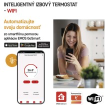 Izbový programovateľný bezdrôtový WiFi GoSmart termostat P56211