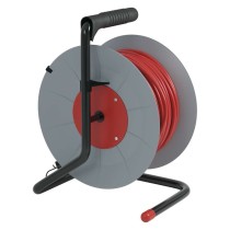Pagarinātāja spole, 40 m / 4 kontaktligzdas / oranža / PVH / 230 V / 1,5 mm2