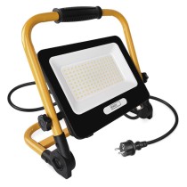 GLARO 100 W-os LED-reflektor, sárga-fekete, IP65, 10 000 lm, semleges fehér