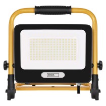 GLARO 100 W-os LED-reflektor, sárga-fekete, IP65, 10 000 lm, semleges fehér