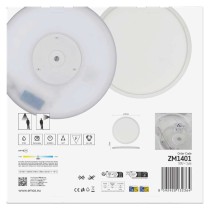 LED přisazené svítidlo FLORI kruhové, bílé, 22W, neutrální bílá