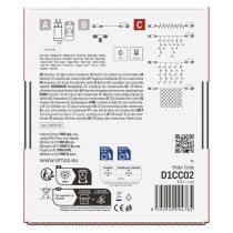 Standard LED Verbindungskette blinkend – Eiszapfen, 2,5 m, Außen, Kaltweiß