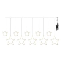 LED-Weihnachtsgirlande – Sterne, 190 x 50 cm, für den Außen- und Innenbereich, warmweiß
