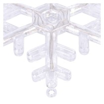 LED Kalėdų girlianda – snaigės, 160x95 cm, IP44, šalta balta, laikmati