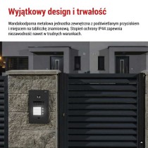Jednostka kamery GoSmart do monitora IP880B 2WIRE i wideodomofonu IP-880A 2WIRE, 3 przyc.
