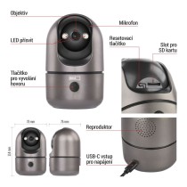 GoSmart Vnitřní otočná kamera IP‑220W s WiFi