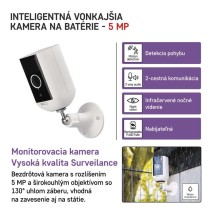 GoSmart Vonkajšia batériová kamera IP-210 SNAP s WiFi