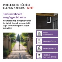 GoSmart Kültéri akkumulátoros kamera IP-210 SNAP wifivel