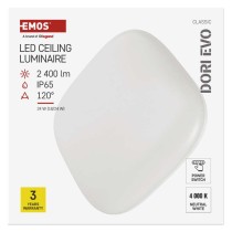 LED stropno svetilo DORI EVO, kvadratne, 24W, IP65, Nevtralna bela