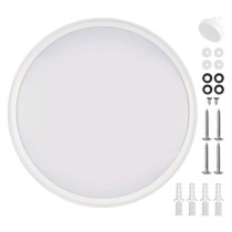 LED lampa FLERI, 20 W, IP65, silti-auksti balta