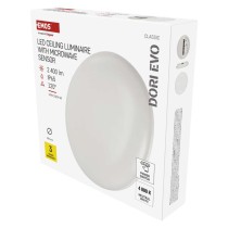 LED přisazené svítidlo DORI EVO, MW sensor, kruhové bílé 24W, IP65, neutrální bílá