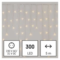 LED Ziemassv. lamp. – lāst., 5 m, liet. ārā un iekšt., silti b., ar pulti, 8 r., ar taim.