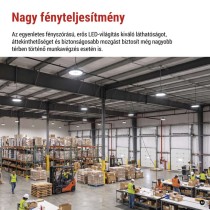 EMOS LED HIGHBAY ipari mennyezeti lámpa CIRUS 150W