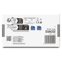 Dekoracje - 40 LED nano łezki 4m ciepła biel, srebrny przewód, IP44 timer