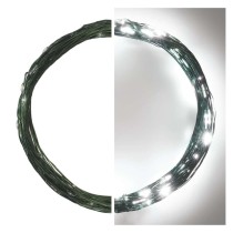LED Weihnachtliche Nano-Kette grün, 7,5 m, Außen und Innen, Kaltweiß, Timer