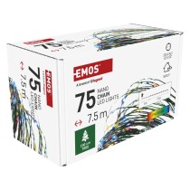 LED Weihnachtliche Nano-Kette grün, 7,5 m, Außen und Innen, Multicolor, Timer