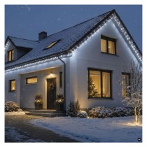 Premium LED sorolható füzér, fehér, 5 m, kültéri és beltéri, hideg fehér
