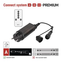 Napájecí zdroj pro vánoční spojovací osvětlení Premium, venkovní i vnitřní, ovladač
