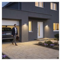 EMOS LED SOLAR lámpatest BRIXO PIR,  350lm IP65 természetes fehér