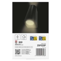 LED aiavalgusti OCULUS, 8,8 × 6,7 × 15,3 cm, 2 × GU10, 2× 7W