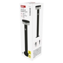LED napelemes kerti lámpa TERION szürkületérzékelővel, 12,5 x 12,5 x 50 cm