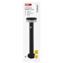 LED aiavalgusti veerg, päikesepaneel, PIR, TERION, 12.5 × 12.5 × 50 cm