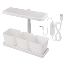 LED GROW pěstební lampa 7 W, časovač, stmívatelná, bílá