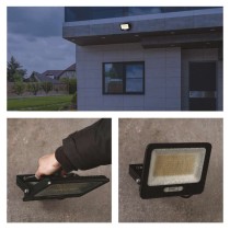 LED reflektor GLARO 100W, černý, IP65, 10000 lm, neutrální bílá