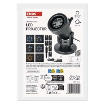 LED dekoratyvinis projektorius – 6 motyvai, skirtas naudoti lauke ir viduje