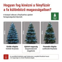 LED nano fényfüzér tekercsen, ezüst , 9,6 m, hideg fehér, időzítő