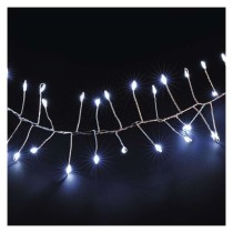 LED nano fényfüzér tekercsen, ezüst , 9,6 m, hideg fehér, időzítő