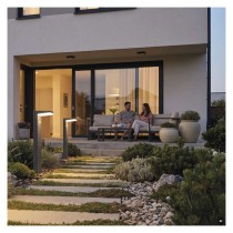 Słupek oświetleniowy LED Garden VEREA solarna, ciepła biel, max 460 lm, IP44, PIR