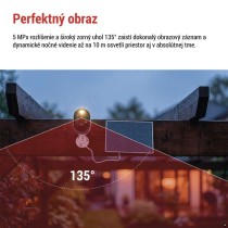GoSmart Vonkajšia batériová kamera IP-1150 SNAP s WiFi a solárnym panelom