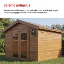 GoSmart Zunanja baterijska kamera IP-6100G HAWK z 4G LTE in solarnim panelom