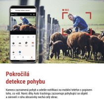 GoSmart Venkovní bateriová kamera IP-6100G HAWK s 4G LTE a solárním panelem