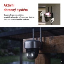 GoSmart Venkovní bateriová kamera IP-6100G HAWK s 4G LTE a solárním panelem