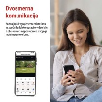 GoSmart Zunanja baterijska kamera IP-6100G HAWK z 4G LTE in solarnim panelom