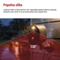 GoSmart Zunanja baterijska kamera IP-1150G SNAP z WiFi in solarnim panelom