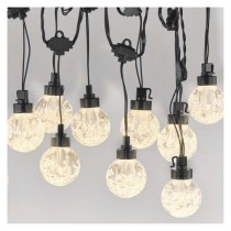 LED girlianda – 20x vakarėlių lemputės, 7,6 m, lauko ir vidaus, šiltai balta