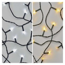 LED jõuluvalguskett 2-in-1, 10 m, õue/tuppa, soe/külm valge, 8 režiimi