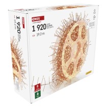 LED nano fényfüzér tekercsen, rézszínű, 19,2 m, meleg fehér, időzítő