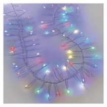 LED nano fényfüzér tekercsen, ezüst, 19,2 m, többszínű, időzítő