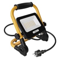 GLARO 30 W LED-prožektor, kollane-must, IP65, 3000 lm, neutraalne valge