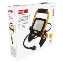 GLARO 30 W LED-prožektor, kollane-must, IP65, 3000 lm, neutraalne valge