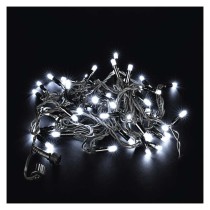 Premium LED sorolható füzér, fekete, 5 m, kültéri és beltéri, hideg fehér
