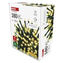 LED vánoční řetěz, 18 m, venkovní i vnitřní, teplá bílá, programy, časovač