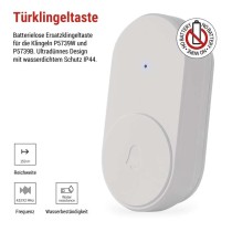Ersatztaste für Drahtlose Türklingel P5739W, P5739B