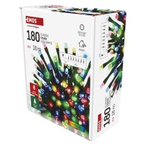LED vánoční řetěz, 18 m, venkovní i vnitřní, multicolor, programy, časovač