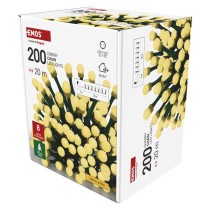 LED vánoční cherry řetěz – kuličky, 20 m, venkovní i vnitřní, teplá bílá, programy,časovač