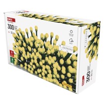 LED vánoční cherry řetěz – kuličky, 30 m, venkovní i vnitřní, teplá bílá, programy,časovač